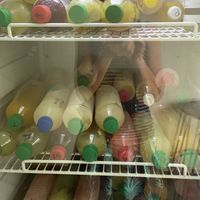 Local homemade exotic fruit juices   at Veganly Vegetarian Cafe in Kingston