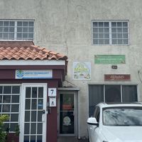 Odd setting but the food is tiptop  at Veganly Vegetarian Cafe in Kingston