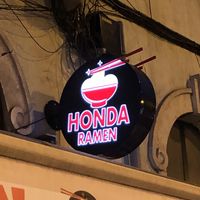 Sign  at Honda Ramen in Lisbon