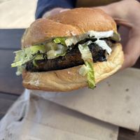 Oregon Wildfire burge  at Chicken Crossing in Eugene