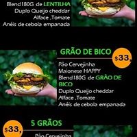 Menu at Happy Burger  in Nova Santa Rita