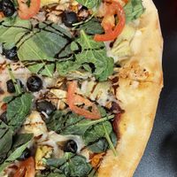 Some really good vegan options  at 2 Guys Pies Brick Oven Pizza in Yucca Valley