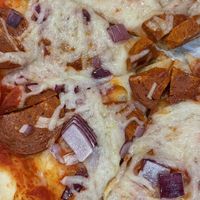 Some delicious, vegan options  at 2 Guys Pies Brick Oven Pizza in Yucca Valley