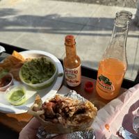 Vegan beyond burrito, guacamole and chips  at El Capitan Taqueria - Folsom St in San Francisco