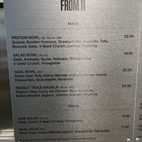 Menu 03/2025  at roots - Münstergasse in Zurich