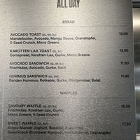 Menu 4 03/2025  at roots - Münstergasse in Zurich