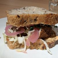 Tofu sandwich at roots - Münstergasse in Zurich
