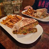 Vegan Crunchwrap at The Wren in Toronto