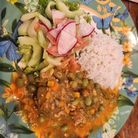 Hauptgang at Deleite Vegetariano in Popayan