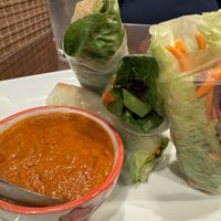 Fresh rolls  at Tiny-Thai in Cotati