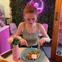 Maple syrup waffle at Sugar & Spice by S in Coventry