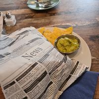 Nachos, Avocado dip and veggie sandwich at Mojo Coffee in Bremerhaven