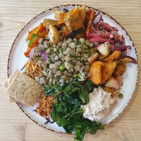 Large salad at The Feel Good Larder in Barnstaple