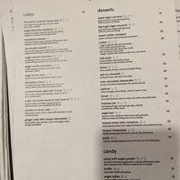 Menu #Veganuary at Angel Cakes in Dubai