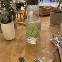 Cucumber water  at Angel Cakes in Dubai