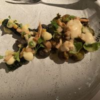 Roasted Brussels sprout entree  at De Jonge Dikkert in Amstelveen