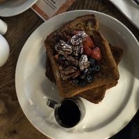 French toast with fruit and nuts at Moose Coffee in Liverpool