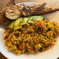 Tofu scramble  at Cafe Comunión in San Juan
