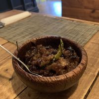Aubergine Samual  at Ayubowan Restaurant - Halifax in Halifax