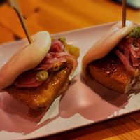 Fried tofu bun at GoBistro in Miami