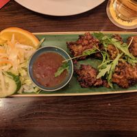 Onion rings - 4/5. We at least ordered onion rings but I am not 100% that's what we got. at Sadhu in Berlin