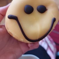 This was the doughnut I ate at Dunkin' - Cornavin in Geneva