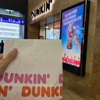   at Dunkin' - Cornavin in Geneva