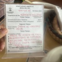 Comida corrida o a la carta  at Vegetariano Américas  in Mexico City