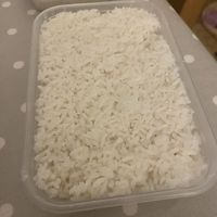 Steamed rice  at Hot Wok Chinese Takeaway in North London