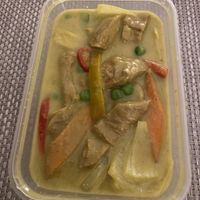 Vegan Thai Green Curry Chicken  at Hot Wok Chinese Takeaway in North London