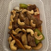 Vegan Chicken with Cashew Nuts in Yellow Bean Sauce  at Hot Wok Chinese Takeaway in North London