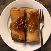 mango turon  at Kislap Beach Bar in San Felipe