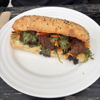 Beef rendang curry toasted panini    at Loving Hut Perth in Wembley