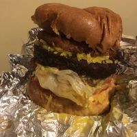 falafel & spinach burger  at The Chippy in Maidenhead