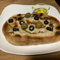 Homemade focaccia (not on regular menu)  at Konataka in Tokyo