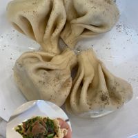 Хинкали с грибами at SAS Food Court in Yerevan
