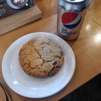 Vegan chocolate chip cookie at Old Servants' Hall - Berrington Hall in Leominster