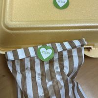 Panini & salad in a box with a small bag of crisps   at Through the Looking Glass in Kirkby In Ashfield