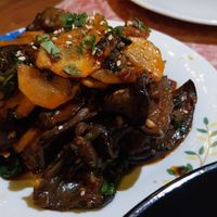 Eggplant at Dumplings & Noodles in Vilcabamba