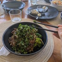 Gugu mian with glass noodles at Dumplings & Noodles in Vilcabamba