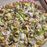Vegan Chicken Tikka Masala Pizza  at Pizza Twist in Las Vegas