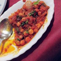 Starter dish.  I didn't take any more photos, I was to keen to enjoy the food. at Taj Mahal in Santander