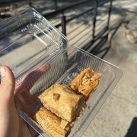 Decedent dessert choices!   at Panadería Fufu in Santiago