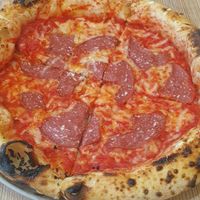 Vegan Pizza Salami at DIE PIZZABAR in Konstanz