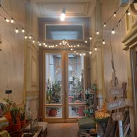 Entrance to the bar at Plantbar Jacqueline in Borgerhout