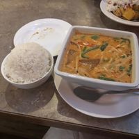 Red curry dish   at Lai Thai Kitchen in Grand Rapids