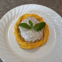 Mango sticky rice 🍚   at Lai Thai Kitchen in Grand Rapids