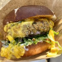 Burger 🍔   at Kombu Vegan in Bilbao