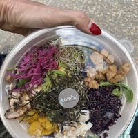 Oriental buddah bowl  at Kombu Vegan in Bilbao