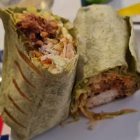 Burrito at Kombu Vegan in Bilbao